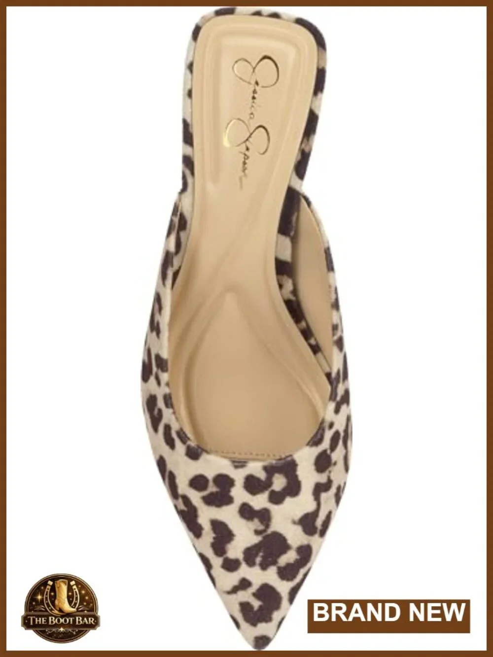 Jessica Simpson Belvaen Pointed Toe Stiletto Mule Slip-On Heeled Sandal